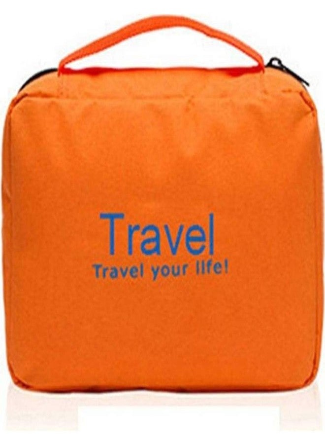 BLAPOXE Bow Section Cosmetic Bags Round Handle Large Capacity Storage Bag cum Travel Storage Organizer - Image 1
