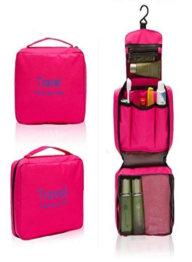 BLAPOXE Bow Section Cosmetic Bags Round Handle Large Capacity Storage Bag cum Travel Storage Organizer - Image 5