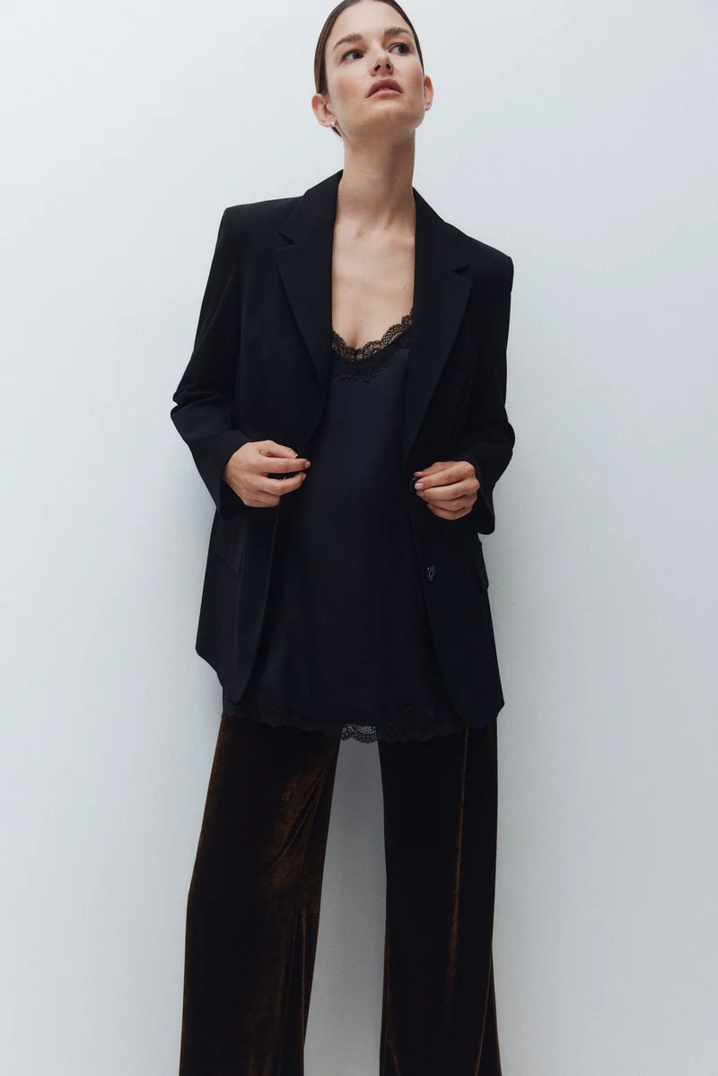 اتش اند ام بنطلون مستقيم الساق من تشكيلة ماما