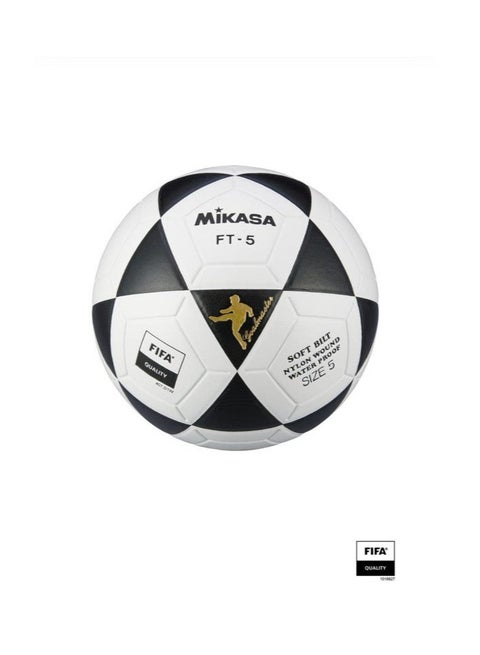 كرة قدم جلد صناعي عالي الجودة مقاس 5، معتمدة من الفيفا (FIFA Quality)