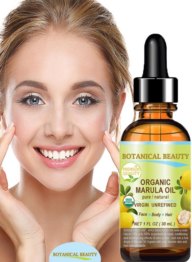 Botanical Beauty Organic MARULA OIL WILD GROWTH 100% Pure Natural Virgin, Unrefined Cold-Pressed Moisturizer for FACE, DRY SKIN, BODY, DAMAGED HAIR, NAILS, Anti-Aging (2 Fl Oz) - Image 5