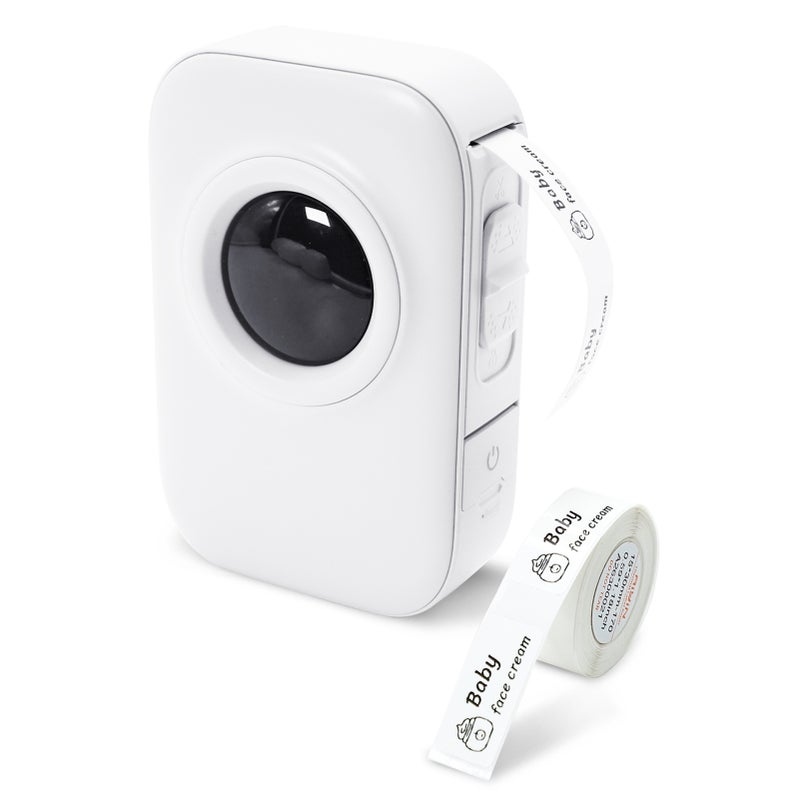 طابعة ملصقات D30 PRO - منشئ ملصقات محمول للهاتف الذكي بالطباعة الحرارية اللاسلكية عبرetooth بدقة 203 نقطة في البوصة، تدعم ملصقات لاصقة عريضة 15 مم، لتصميم ملصقات التاريخ والمذكرات والدراسة الذاتية، متوافقة مع أندرويد وأي أو أس للاستخدام في المنزل والمكتب - Image 1