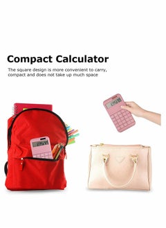 KASTWAVE Basic Standard Calculator EC02CL-PN for Business, School & Office Use, Electric Digital Smart Calculator - Pink  - Image 5