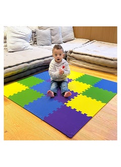 Cool Baby COOLBABY Soft Non-Toxic Baby Play Mat , Toddler Playmat , Colorful Jigsaw Puzzle PlayMat | (16PCS)  - Image 3