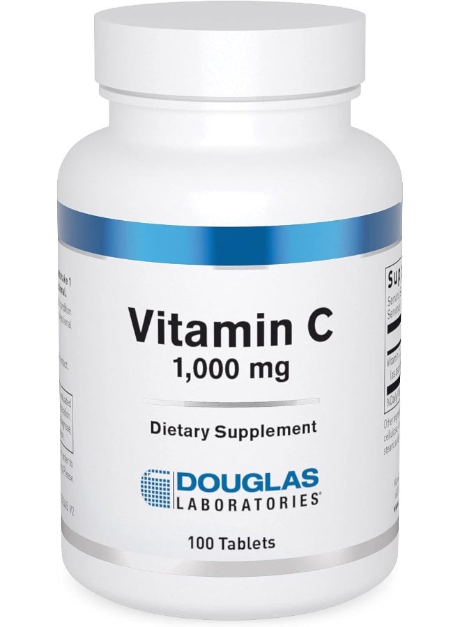 Douglas Douglas Laboratories Vitamin C | Water-Soluble Antioxidant Supplement to Support Immune Function and Normal Wound Healing* | 100 Tablets  - Image 1