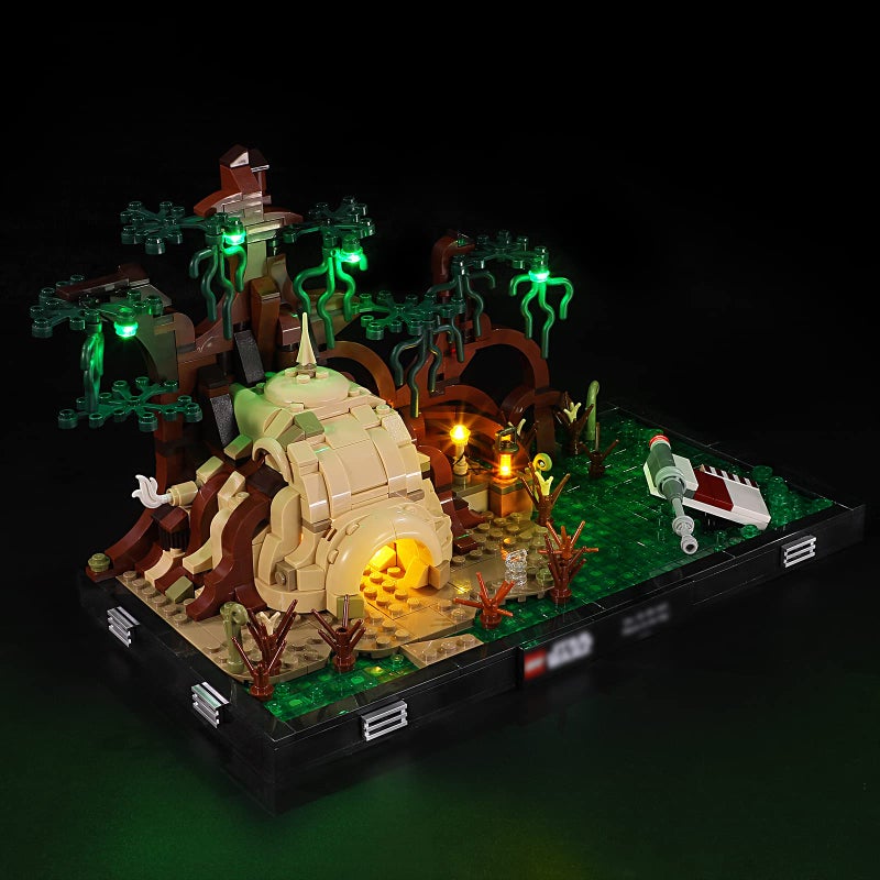 YEABRICKS LED Light Kit for Lego - Star Wars Dagobah Jedi Training Diorama Building Blocks Model, LED Light Set Compatible with 75330(Lego Set NOT Included) - Image 2