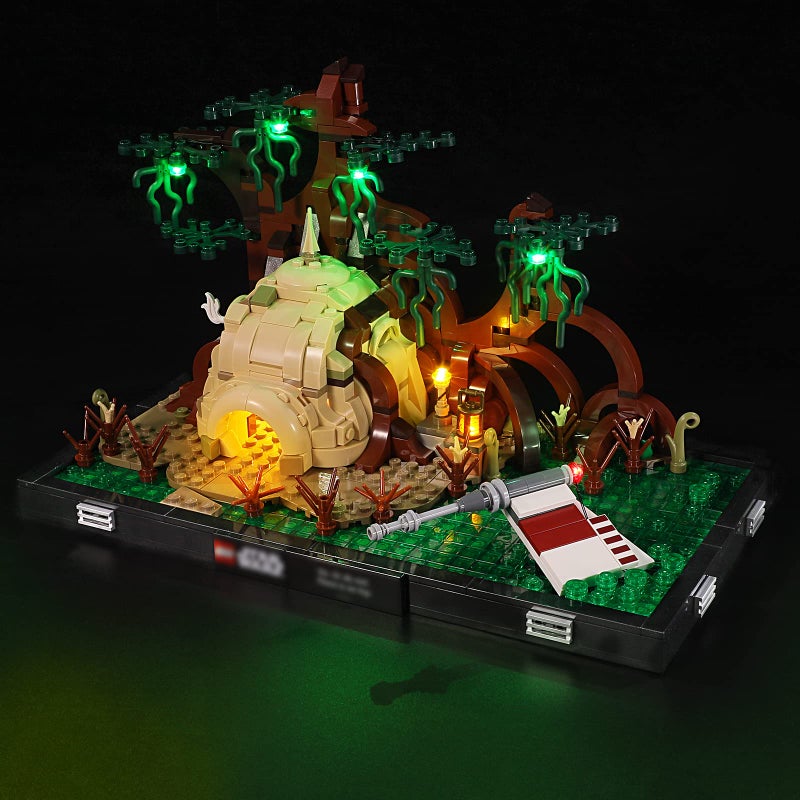 YEABRICKS LED Light Kit for Lego - Star Wars Dagobah Jedi Training Diorama Building Blocks Model, LED Light Set Compatible with 75330(Lego Set NOT Included) - Image 3