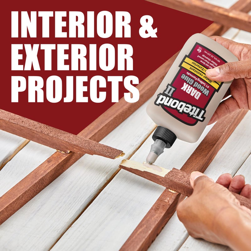 Titebond Franklin 3704Wood GLUES Titebond Dark Glue Pint - Image 4