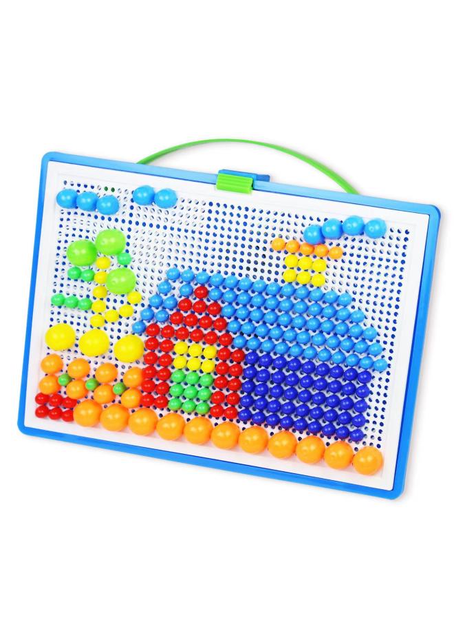 Diy Handmade Mushroom Nail Children's Educational Toys Jigsaw Board Building Blocks Kindergarten Gift Stall