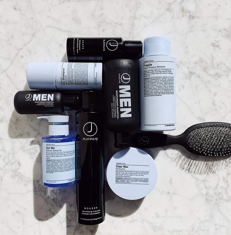 J Beverly Hills Men's Moisturizing Shampoo with Anti Dandruff Aloe Vera, 12 Oz - Image 2