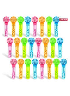 CMGTYYD 24 Pcs Mini Bubble Wands, Bubble Toys for Kids Bubble Wands for Birthday, Wedding, Party, Carnival Prizes Gift for Kids  - Image 1