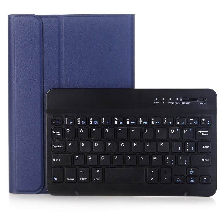 For Samsung Galaxy Tab S4 Bluetooth Keyboard Case T835C SM-T830 10.5 inch T837 dark blue Case Square Keyboard - Image 1
