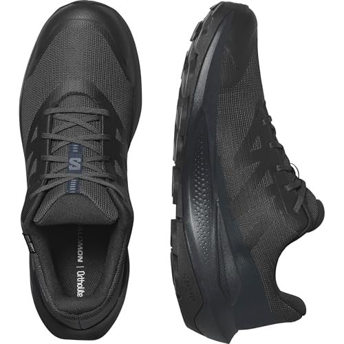 Salomon Men’s Elixir Tour Waterproof Winter Low Hiking Shoe - Dark Navy/Blue Nights/Grisaille - 9.5 - Image 5