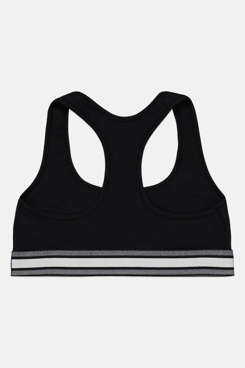 Etam Women Non Padded Plain Bra, Black - Image 2