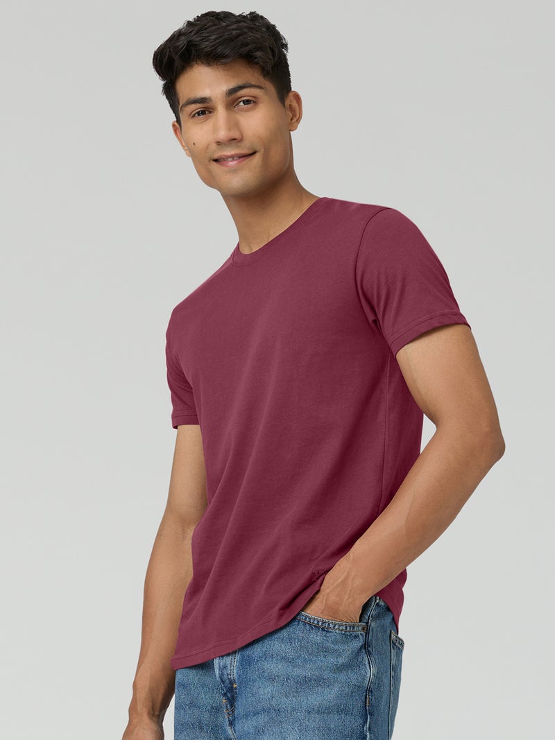 اكس واي اكس اكس تي شيرت رجالي من القطن بقصّة عادية ورقبة دائرية من XYXX - Image 2