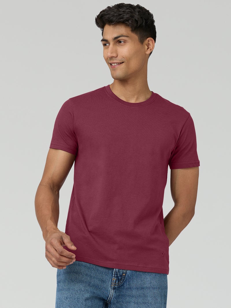 اكس واي اكس اكس تي شيرت رجالي من القطن بقصّة عادية ورقبة دائرية من XYXX - Image 3