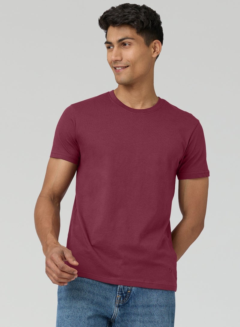 اكس واي اكس اكس تي شيرت رجالي من القطن بقصّة عادية ورقبة دائرية من XYXX - Image 1