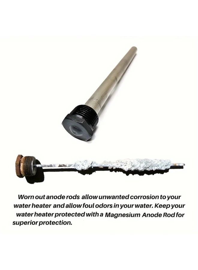 9.25 Inch Magnesium Anode Rod For Water Heater 3 4 Threads Corrosion Protection RV Suburban Mor Flo 6 Gallon Indoor Use - Image 4