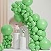 SCMDOTI Green Balloons Different Sizes 18 12 10 5 Inches Scmdoti Spring Green Balloons Greens Balloon Garland Arch for Spring Party Birthday Baby Shower Bridal Shower Wedding DecorationsSpringGreen - Image 2
