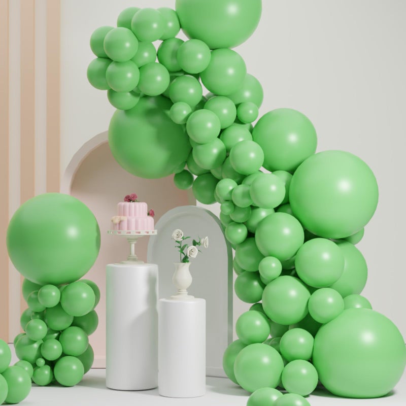 SCMDOTI Green Balloons Different Sizes 18 12 10 5 Inches Scmdoti Spring Green Balloons Greens Balloon Garland Arch for Spring Party Birthday Baby Shower Bridal Shower Wedding DecorationsSpringGreen - Image 3