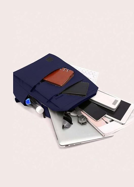Impulse Empower Elite Laptop Backpack for Men & Women | 25L Polyester School & College Bag | USB Charging Port | Padded Laptop Sleeve | Multiple Pockets with Bottle Holder | Blue - Image 5