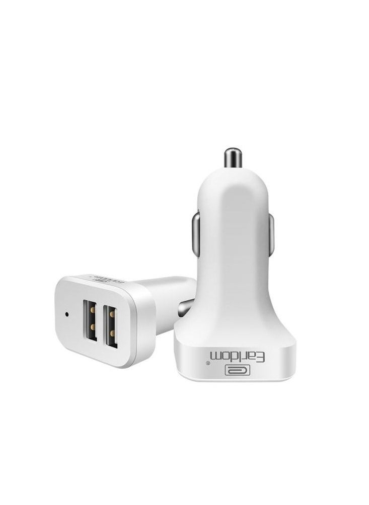 Earldom - USB Smart Car Fast Charger with 1 meter Type C Cable 2.4A - Image 1