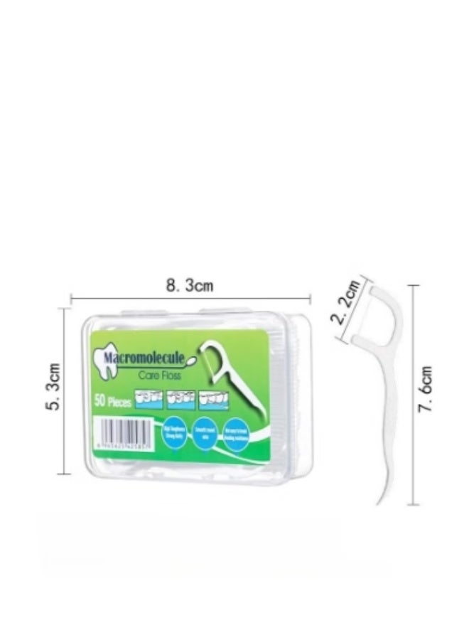 عبوة من 250 قطعة من خيوط تنظيف الأسنان مع علب محمولة، لتنظيف الأسنان، خيوط تنظيف أسنان متينة لا تتمزق ولا تنقطع، خيط ناعم ورقيق لأسنان ولثة نظيفة. - Image 2