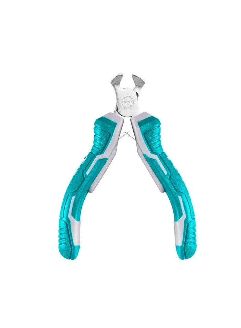 TOTAL 4 Pcs Mini Pliers Set 115mm 4.5 Set Of Cutting Diagonal Long Combination Pliers - Image 2