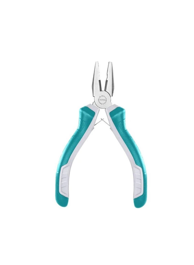 TOTAL 4 Pcs Mini Pliers Set 115mm 4.5 Set Of Cutting Diagonal Long Combination Pliers - Image 5