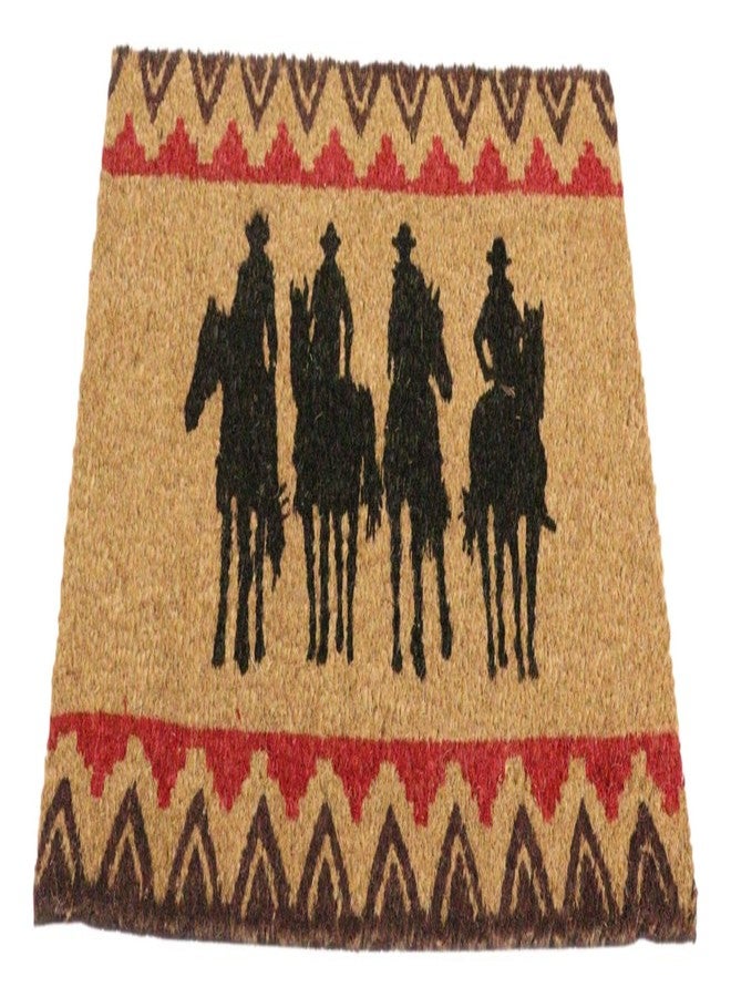 Ebros Gift Colorful Rustic Western Coir Coconut Fiber Floor Mat Doormat 29" by 17" Indoor Outdoor Home Decorative Mats Country Cabin Lodge Farmhouse (Wild West Riders Cowboys) - Image 5