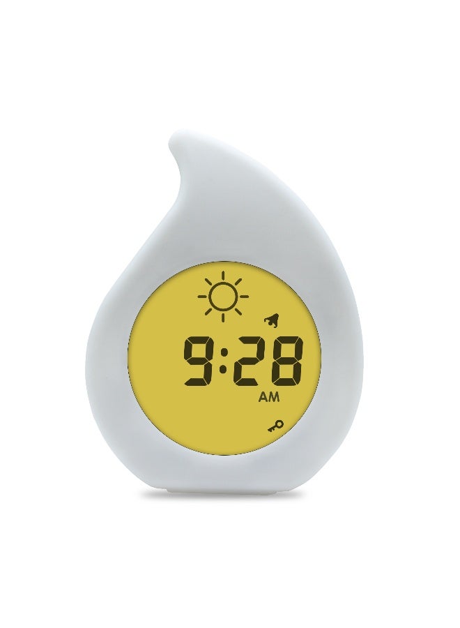 bbluv Klöck Kids Alarm Clock – Travel Digital Sleep Training for Bedrooms, Adjustable Night and Sunrise Wake Up Light, Large Interface for Toddlers Learning Time – 7 Levels of Brightness - Image 1