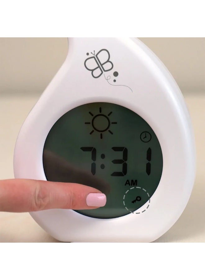 bbluv Klöck Kids Alarm Clock – Travel Digital Sleep Training for Bedrooms, Adjustable Night and Sunrise Wake Up Light, Large Interface for Toddlers Learning Time – 7 Levels of Brightness - Image 4
