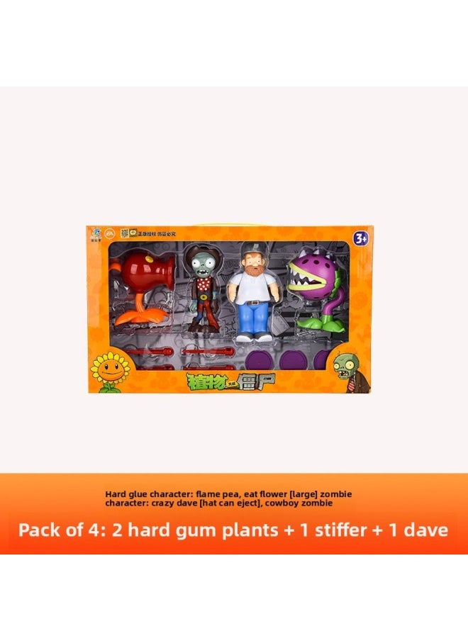 Generic - Action Figures/toys/statues - Gundam Unicorn - Banagher Links Action Figure-Color:686-118 [Crazy Dave Combination] Hard Glue 4 Pack - Image 1