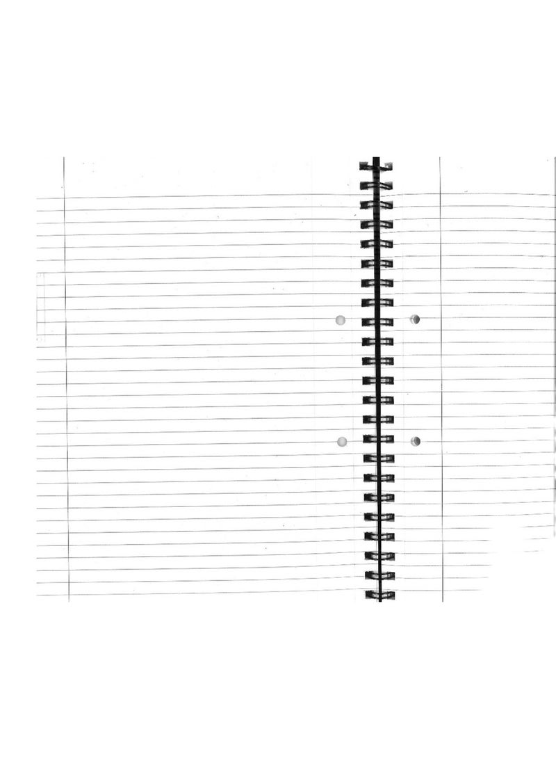 Funbo A4 Size Single Line Notebook With Hard Cover 80 Sheets - Image 2