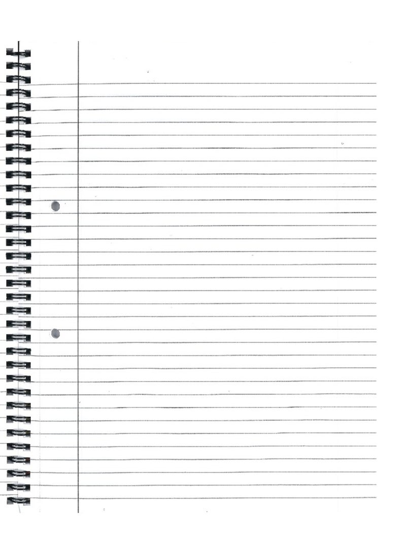 Funbo A4 Size Single Line Notebook With Hard Cover 80 Sheets - Image 3