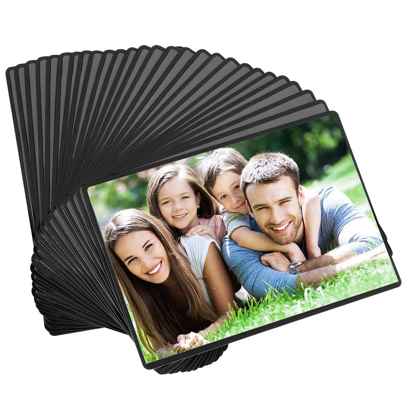 ماجيك فلاي Magicfly Magnetic Photo Frame Pack من 30 Fits 4 × 6 بوصة صور إطار صورة مغناطيسي مع جيب صور واضح للثلاجة - Image 1