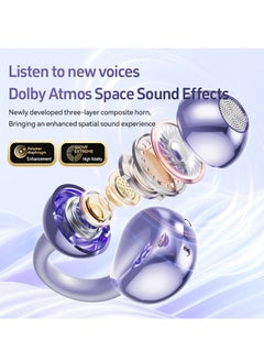 Generic Smart AI translation simultaneous translation Bluetooth headset M108 ear clip type non-in-ear air conduction OWS wireless Bluetooth headset  - Image 5