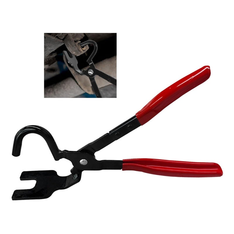 LHDOS Car Exhaust Hanger Removal Pliers Heavy Duty Separation Pliers for Exhaust Hanger and Rubber Bracket Muffler Hanger Removal Tool for Most Exhaust Systems Hanger Red - Image 2