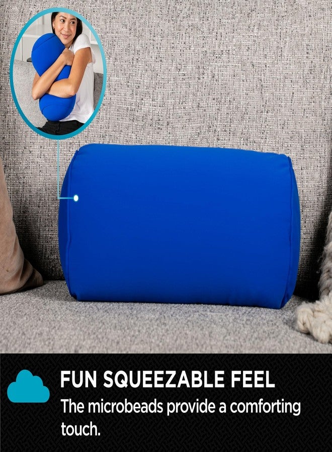 Brookstone Squishy FOM Cushion Pillow - The Original Stretchy, Comfy, Colorful Pillow for Neck, Lumbar Support, and Bed - for Sleeping, Car, Travel, Small, Blue, 12 x 7 Inches - Image 4