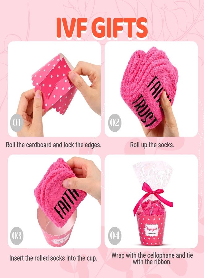 Happy Pop HAPPYPOP IVF Gifts for Women - Embryo Transfer Lucky Socks for Her, Pineapple-Themed Infertility Support Gifts - Image 5