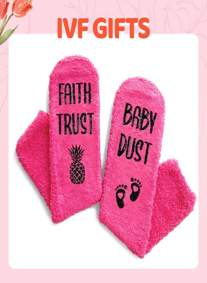 Happy Pop HAPPYPOP IVF Gifts for Women - Embryo Transfer Lucky Socks for Her, Pineapple-Themed Infertility Support Gifts - Image 3
