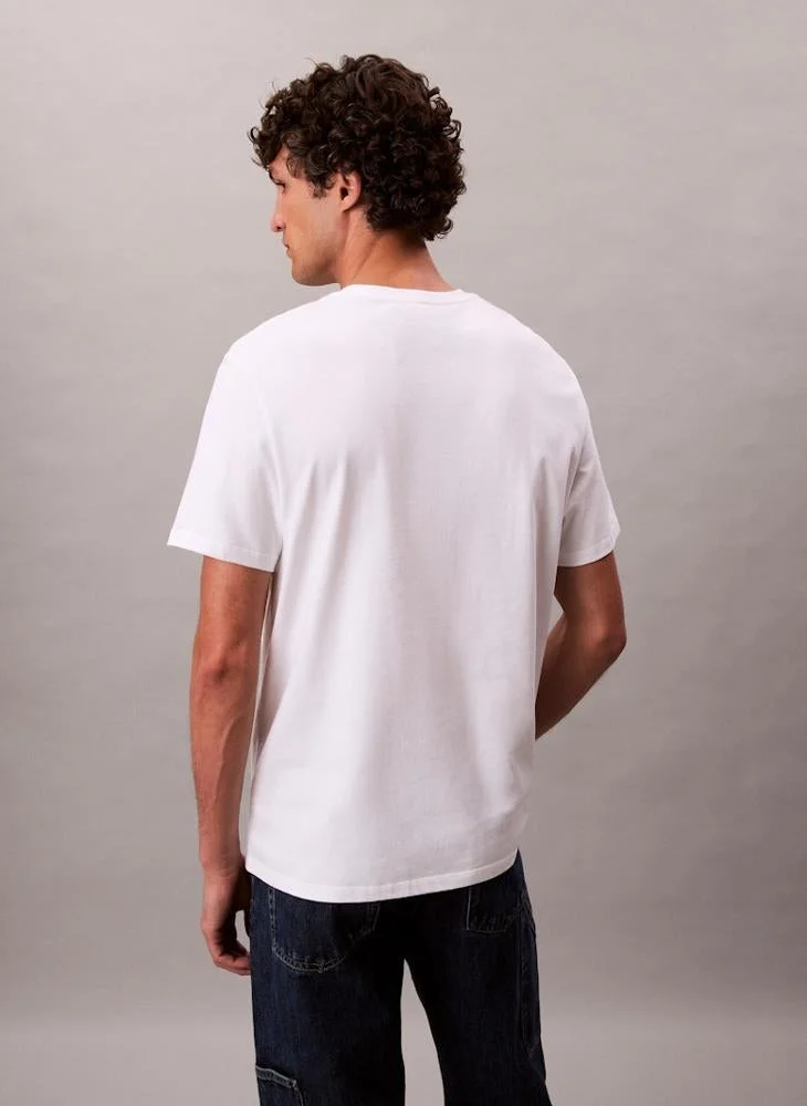 Calvin Klein Jeans  Very Graphic Relaxed T-Shirt for Men | Best Price UAE