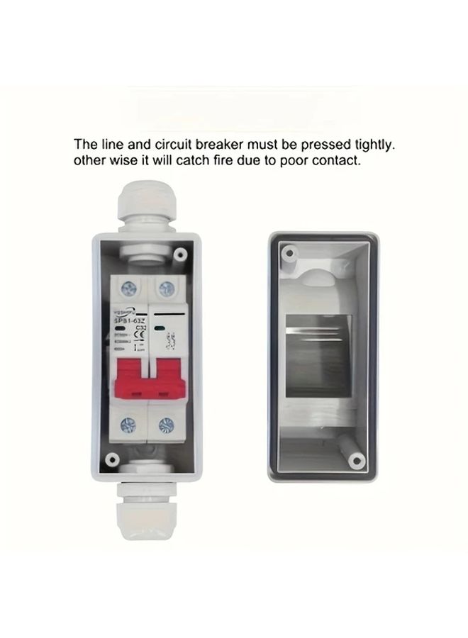 40A Photovoltaic DC Circuit Breaker Battery Isolator with MC4 Connectors Relay Electrical Tape - Image 4