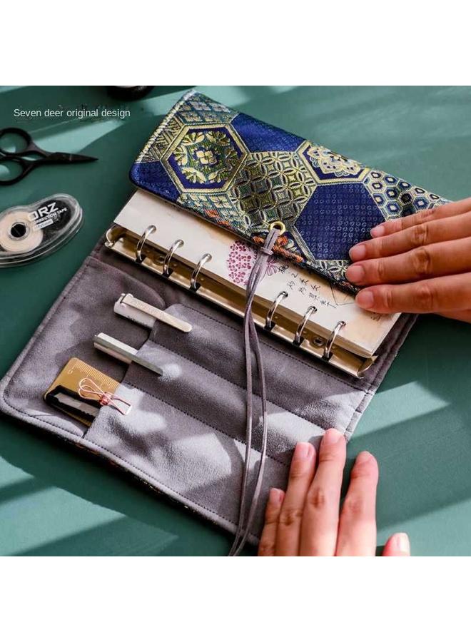 Bluejw Hand-made, Loose-leaf Hand Account Book Suit Girl Cute Online Red Hand Account Book Simple Diary Book Retro Japanese Ancient - Image 3