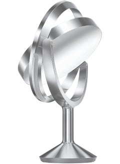simplehuman simplehuman Sensor Mirror Trio Max. Stainless Steel. Tru Lux Light System. Touch Control Brightness. Motion Sensor. 5X / 1X Magnification. Motion Sensor.  - Image 5