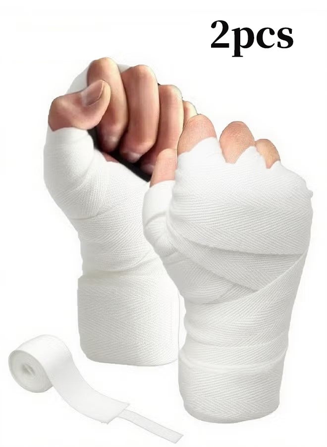 واي جيه ضمادات يدوية للملاكمة 3 أمتار للقفازات الداخلية للملاكمة لفنون القتال المختلطة والكيك بوكسينج والمواي تاي - زوج - Image 1