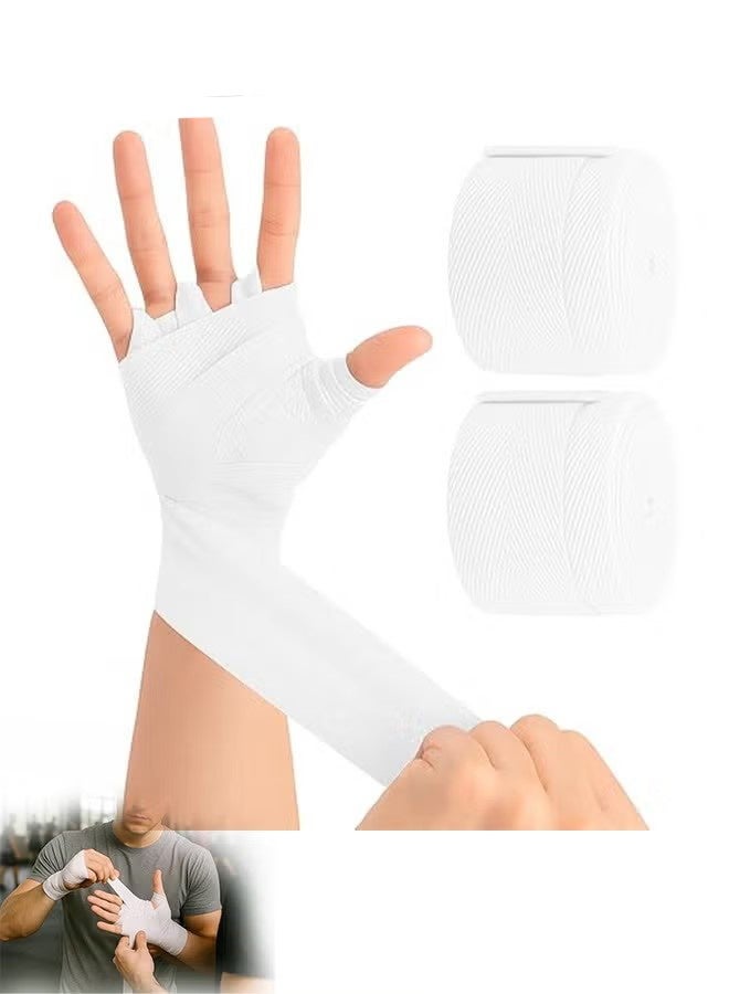 واي جيه ضمادات يدوية للملاكمة 3 أمتار للقفازات الداخلية للملاكمة لفنون القتال المختلطة والكيك بوكسينج والمواي تاي - زوج - Image 2