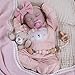 Milidool Reborn Baby Dolls 20Inch Soft Vinyl RealisticNewborn Baby Doll Poseable Real Life Lifelike Baby Dolls Accessories with Gift Box Toy for 3 Year Old Girls Gifts Pretend Play Collection - Image 2