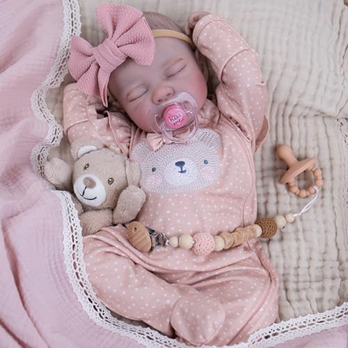 Milidool Reborn Baby Dolls 20Inch Soft Vinyl RealisticNewborn Baby Doll Poseable Real Life Lifelike Baby Dolls Accessories with Gift Box Toy for 3 Year Old Girls Gifts Pretend Play Collection - Image 1