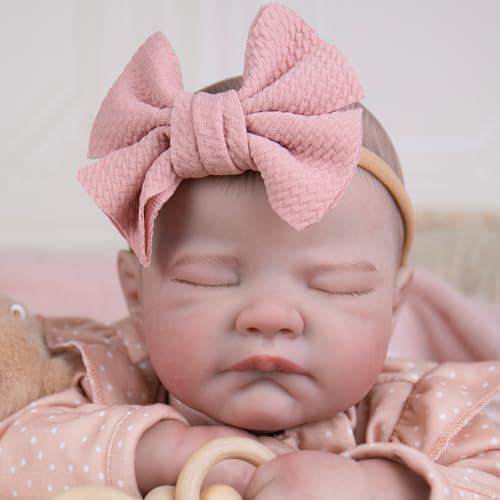 Milidool Reborn Baby Dolls 20Inch Soft Vinyl RealisticNewborn Baby Doll Poseable Real Life Lifelike Baby Dolls Accessories with Gift Box Toy for 3 Year Old Girls Gifts Pretend Play Collection - Image 5